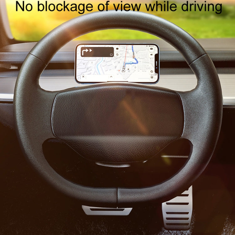 D21 Magnetic Folding Car Phone Holder Rotatable Steering Wheel Stick-On Navigation Stand - free shipping - PMC TechLife - Order now!