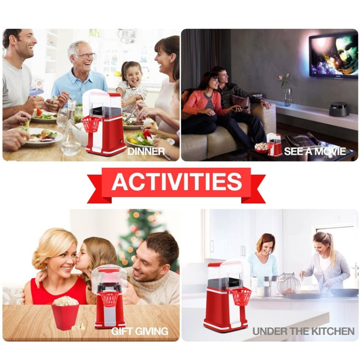 1200W Basket Popcorn Machine Electric Automatic Corn Popper 220V EU Plug - free shipping - PMC TechLife - Order now!