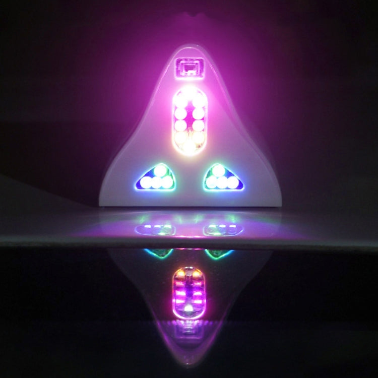 Solar Remote Control Signal Radio Shark Fin Antenna Anti-Tailgating Roof Warning Light(Black) - Warning Lights by PMC TechLife | Online Shopping South Africa | PMC TechLife | Buy Now Pay Later Mobicred