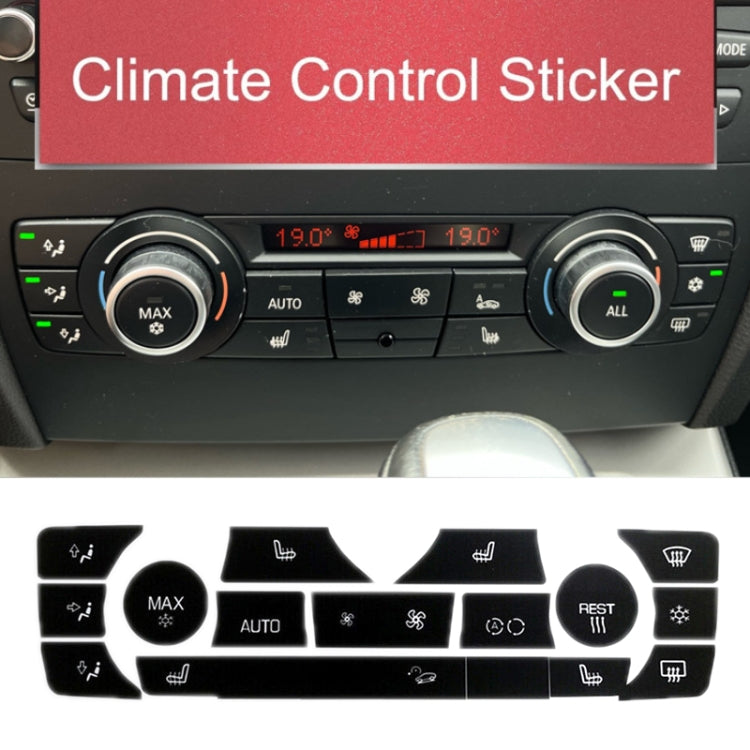 For BMW E90/E91/E92/330I 2006-2011 Air Conditioning Panel Button Repair Sticker - Decorative Sticker by PMC TechLife | Online Shopping South Africa | PMC TechLife | Buy Now Pay Later Mobicred