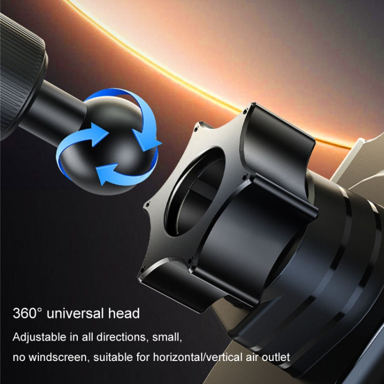 Car Magsafe Wireless Charger Transparent Induction 120W Fast Charging Universal Mobile Phone Bracket(Black) - Wireless Charger Holders by PMC TechLife | Online Shopping South Africa | PMC TechLife