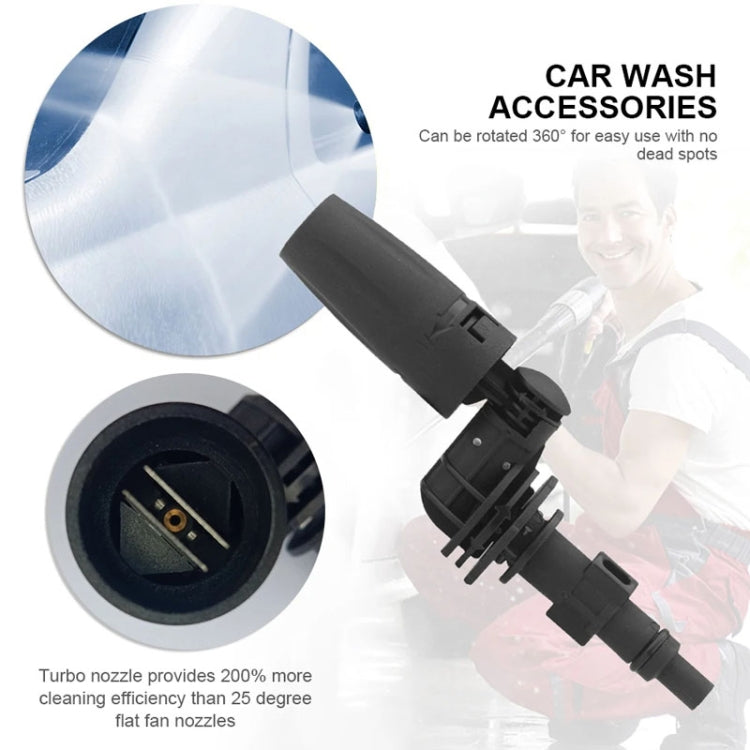 For Karcher K Series Multifunctional Car Wash High Pressure Spray Nozzle 360 Degree Universal Rotary Adjustable - Car Washer & Accessories by PMC TechLife | Online Shopping South Africa | PMC TechLife | Buy Now Pay Later Mobicred