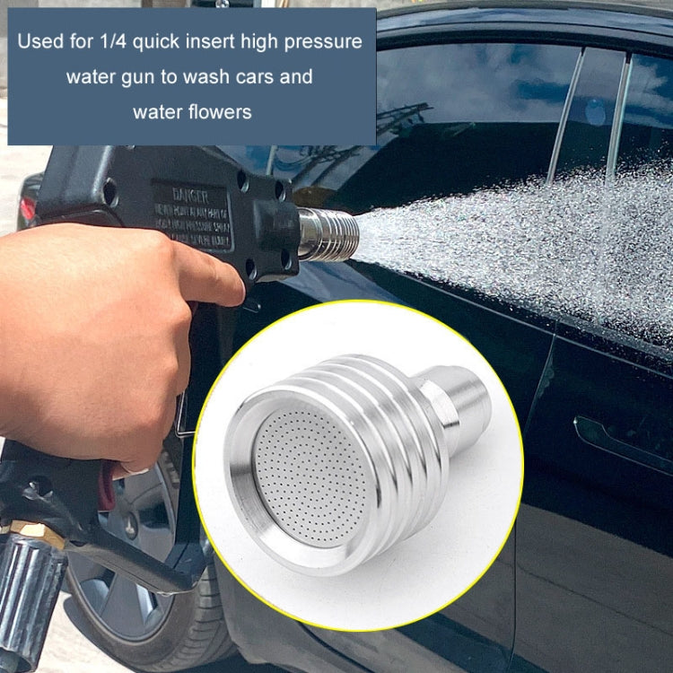 High-pressure Car Wash 1/4 Fast Insert Water Lance Stainless Steel Sprinkler Anti-splash, Specification: 0.3mm Hole - Car Washer & Accessories by PMC TechLife | Online Shopping South Africa | PMC TechLife | Buy Now Pay Later Mobicred