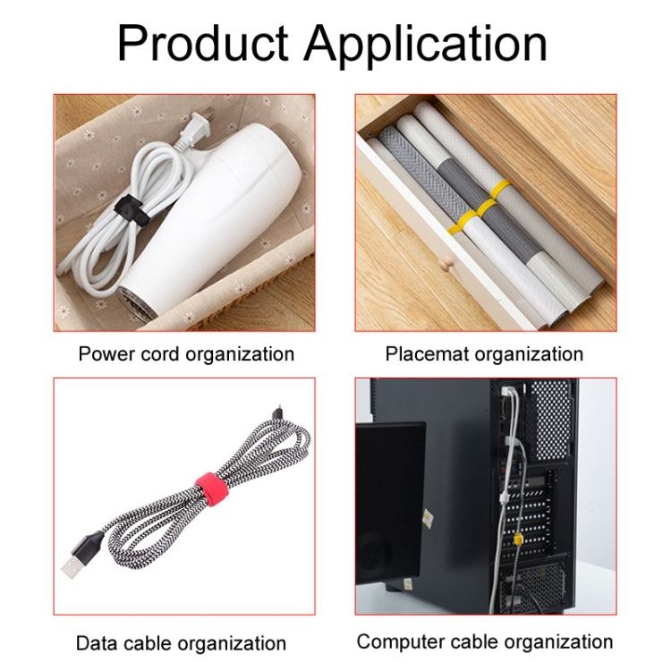 20pcs Nylon Fixed Packing Tying Strap Data Cable Storage Bundle, Model: 12 x 200mm Black - Cable Organizer by PMC Jewellery | Online Shopping South Africa | PMC Jewellery | Buy Now Pay Later Mobicred