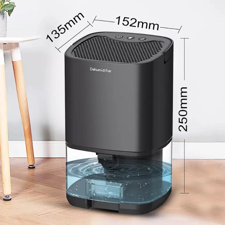 1L 36W Air Dehumidifier for Home Damp Drying Clothes with 7 colors Light EU Plug(Black) - free shipping - PMC TechLife - Order now!
