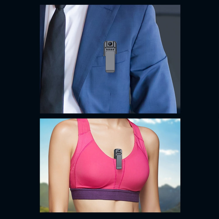 Mrobo D6 1080P Rotating Camera Night Vision Video Recorder With Back Clip, Size: 64GB(Black) - Recording Pen by Mrobo | Online Shopping South Africa | PMC TechLife | Buy Now Pay Later Mobicred