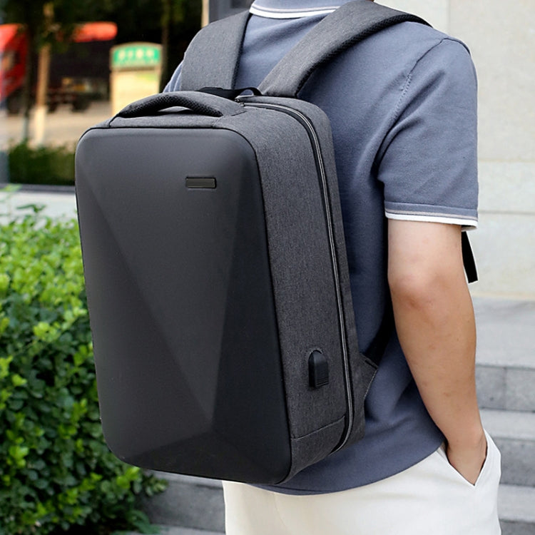 16 inch Large Capacity Password Lock Anti-Theft Laptop Backpack With USB Port(Dark Gray) - Backpack by PMC Jewellery | Online Shopping South Africa | PMC Jewellery | Buy Now Pay Later Mobicred
