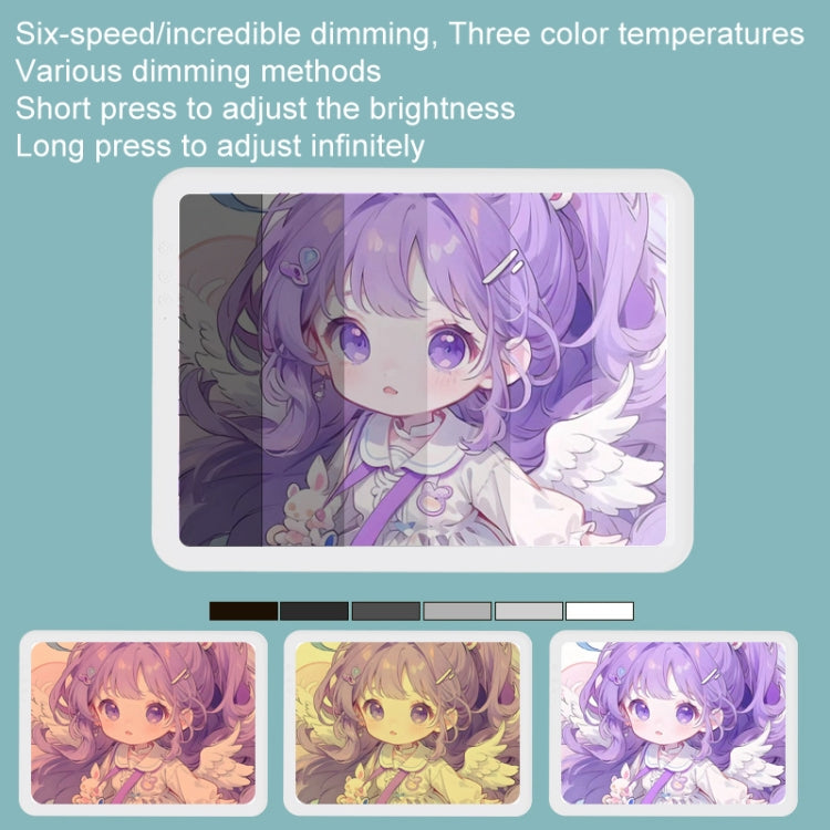 A3-D50 Rechargeable Copy Desk Copying Board Practice Painting LED Writing Desk - by PMC TechLife | Online Shopping South Africa | PMC TechLife | Buy Now Pay Later Mobicred