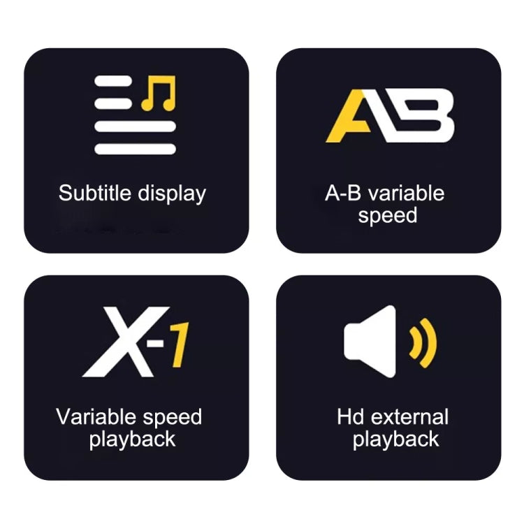 A30 MP3 Player With FHD 720P Digital Camera Bluetooth 5.4 Lossless Sound Audio Player 32GB - MP3 Player by PMC TechLife | Online Shopping South Africa | PMC TechLife | Buy Now Pay Later Mobicred