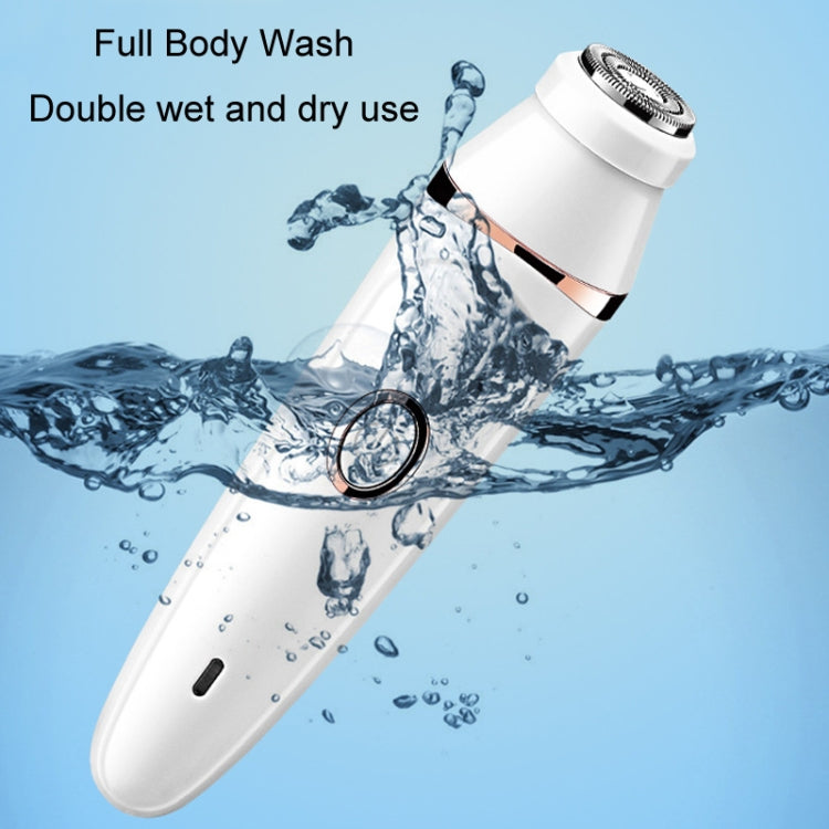 7 In 1 Multifunction Women Shaver USB Charging Epilator Eyebrow Trimmer(White) - free shipping - PMC TechLife - Order now!