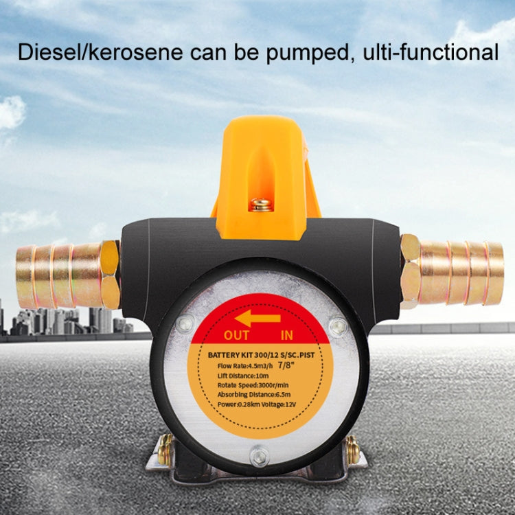 Small Portable Diesel Electric Self-Priming Oil Pump, Voltage: 12v Single Turn + 4m Tube - oil tank tubes & oil pumps by PMC TechLife | Online Shopping South Africa | PMC TechLife | Buy Now Pay Later Mobicred