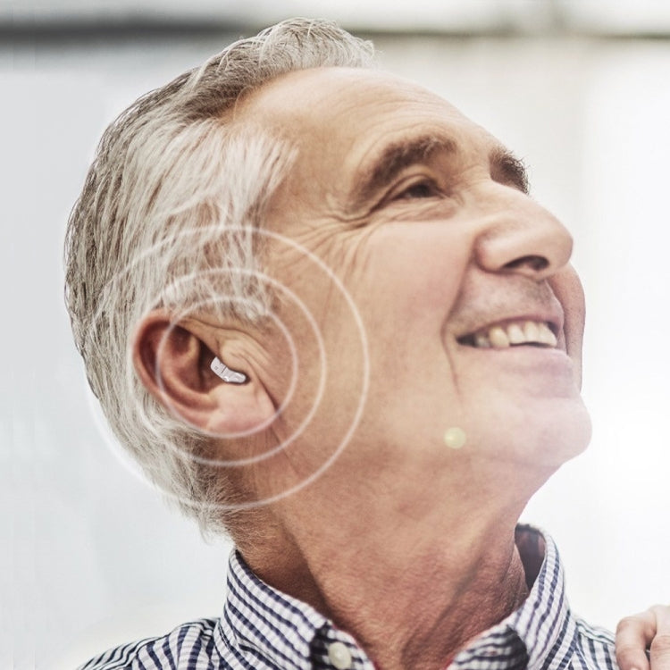 1pair Invisible In-Ear Hearing Aid Sound Amplifier For The Elderly And Hearing Impaired(Black) - Hearing Aids by PMC Jewellery | Online Shopping South Africa | PMC Jewellery | Buy Now Pay Later Mobicred