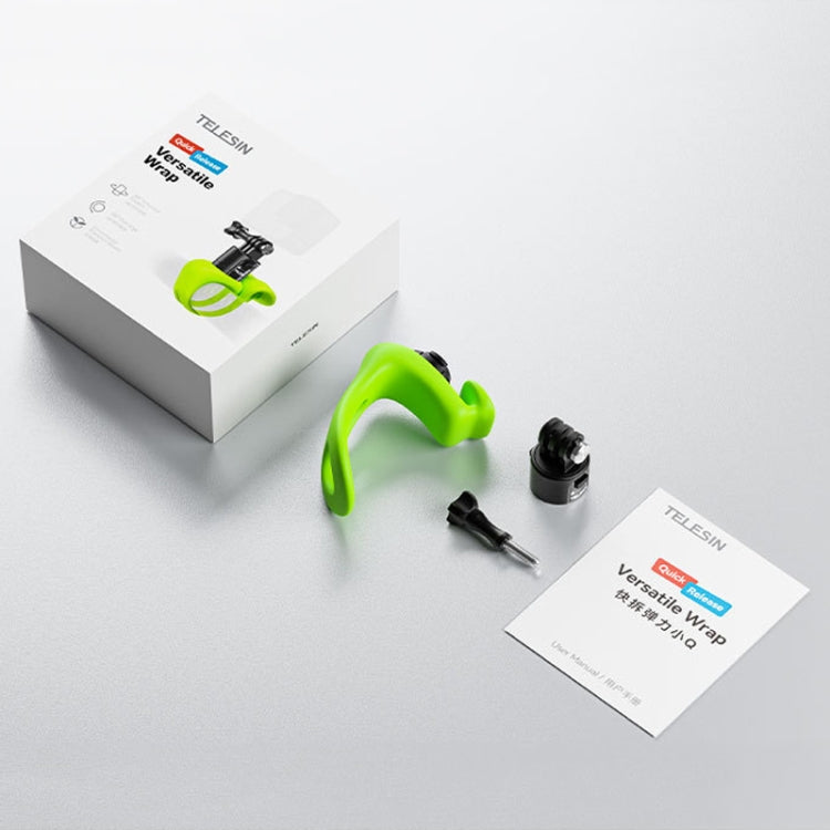 TELESIN TLQ-005 Elastic Quick Release Stand Multi-functional Fixed Silicone Strap Accessories(Grey) - free shipping - PMC TechLife - Order now!