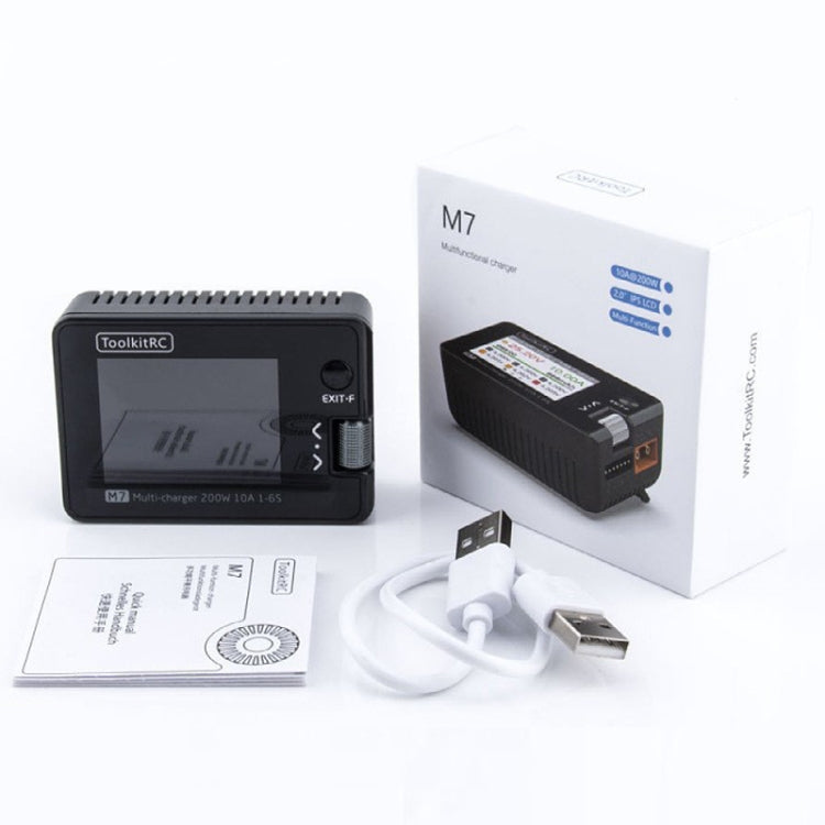ToolkitRC M7 Boat Model Aviation Li-Po Battery Balance Charger(Black) - free shipping - PMC Jewellery - Order now!