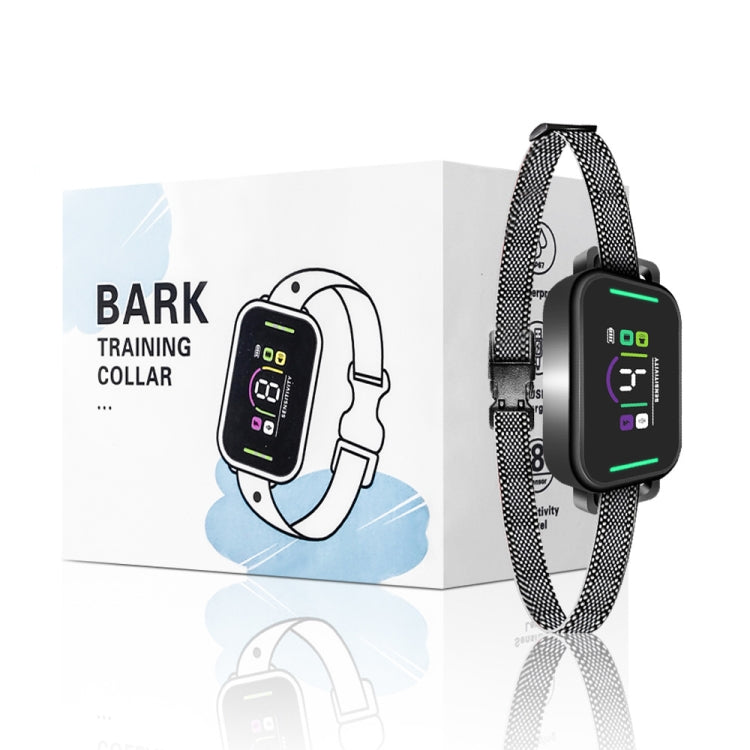 Color Screen Stop Bark Dog Trainer Anti Barking Pet Products(Black) - Training Aids by PMC TechLife | Online Shopping South Africa | PMC TechLife | Buy Now Pay Later Mobicred