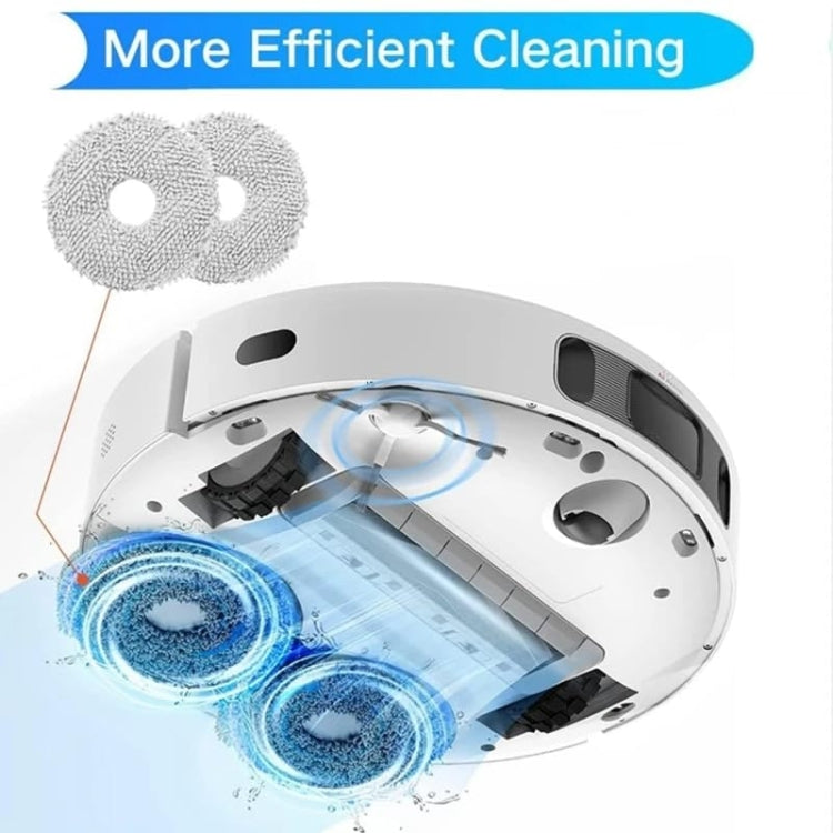 For Dreame L20 Ultra / X20 Pro / X20 Pro Plus Robot Vacuum Accessories 1 Gray -blue Rag - free shipping - PMc TechLife - Order now!