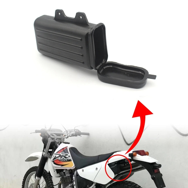 For Suzuki DR250 Off-Road Motorcycle Saving Tool Box(Black) - Bags & Luggages by PMC TechLife | Online Shopping South Africa | PMC TechLife | Buy Now Pay Later Mobicred