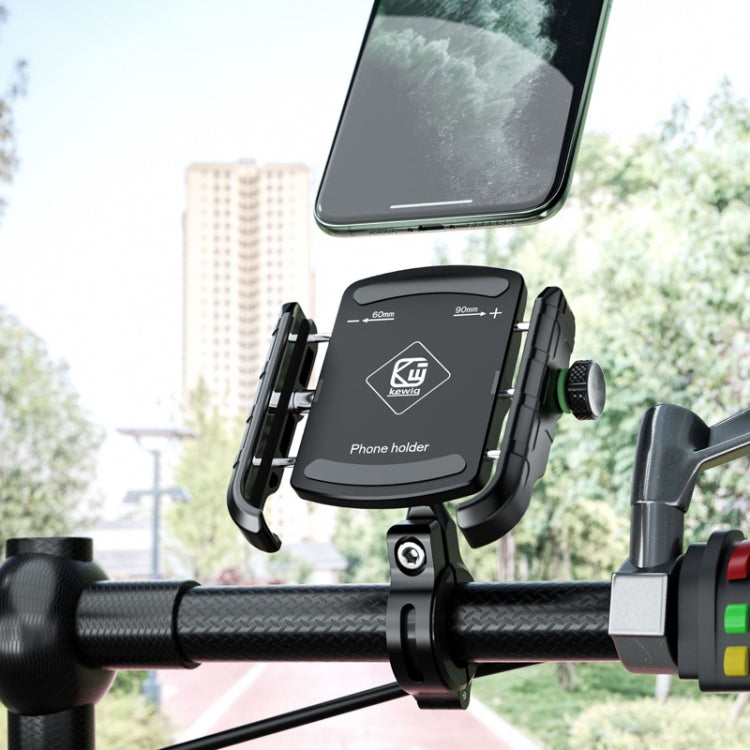 Kewig M8S Bicycle Aluminum Navigation Mount Outdoor Cycling Cell Phone Holder(Black) - free shipping - PMC TechLife - Order now!