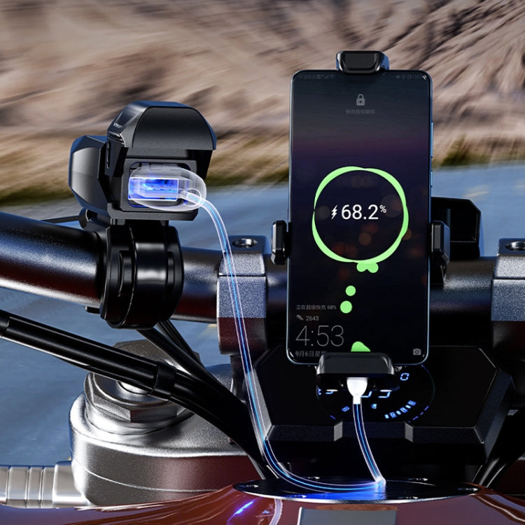 Kewig Motorcycle Phone Charger Outdoor Riding Fast Charging Waterproof USB Charging Stand, Model: B10-A - Battery Charger by Kewig | Online Shopping South Africa | PMC TechLife | Buy Now Pay Later Mobicred