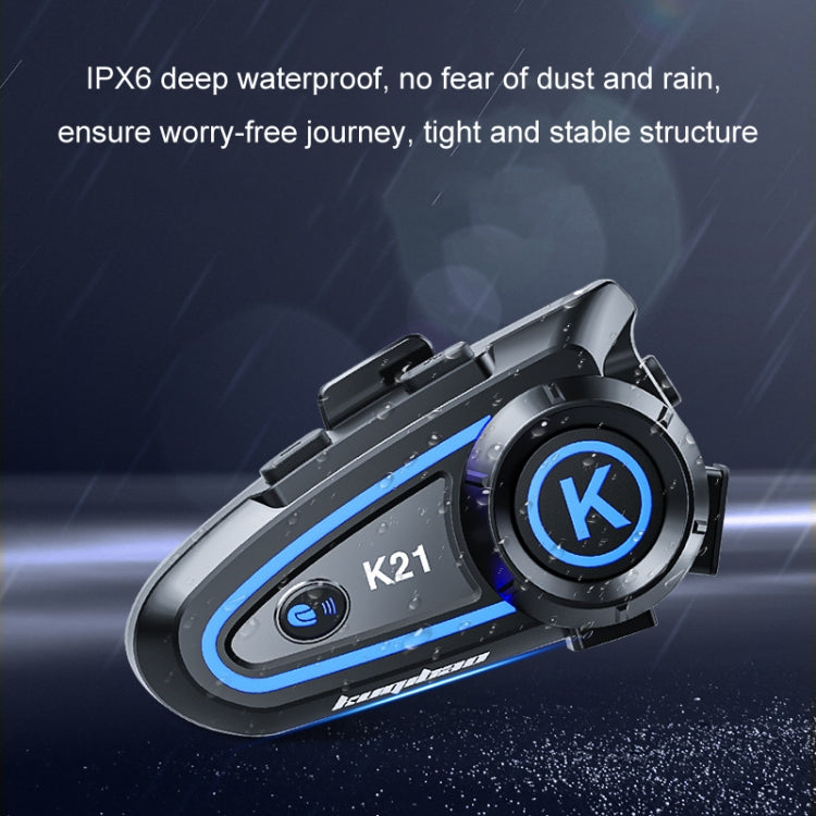 KUQIBAO Motorcycle Helmet Long-lasting Waterproof Bluetooth-compatible Headset with Light(Soft Microphone) - free shipping - PMC TechLife - Order now!