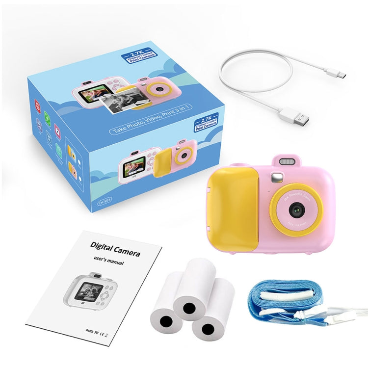 2.4-Inch Smart Digital Kids Thermal Printing Camera With Printing Paper, Color: 503J Blue Fixed Focus - Children Cameras by PMC TechLife | Online Shopping South Africa | PMC TechLife | Buy Now Pay Later Mobicred