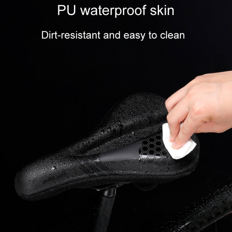 ESLNF Mountain Bike Saddle Cover Cycling Shock Absorbing Saddle Gear, Style: Round Logo - free shipping - PMC TechLife - Order now!