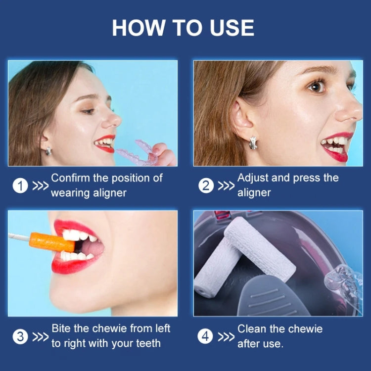 Fawnmum 2pcs /Box Handheld Hollow Cylinder Orthodontic Bite Sticks(Strawberry) - free shipping - PMc TechLife - Order now!