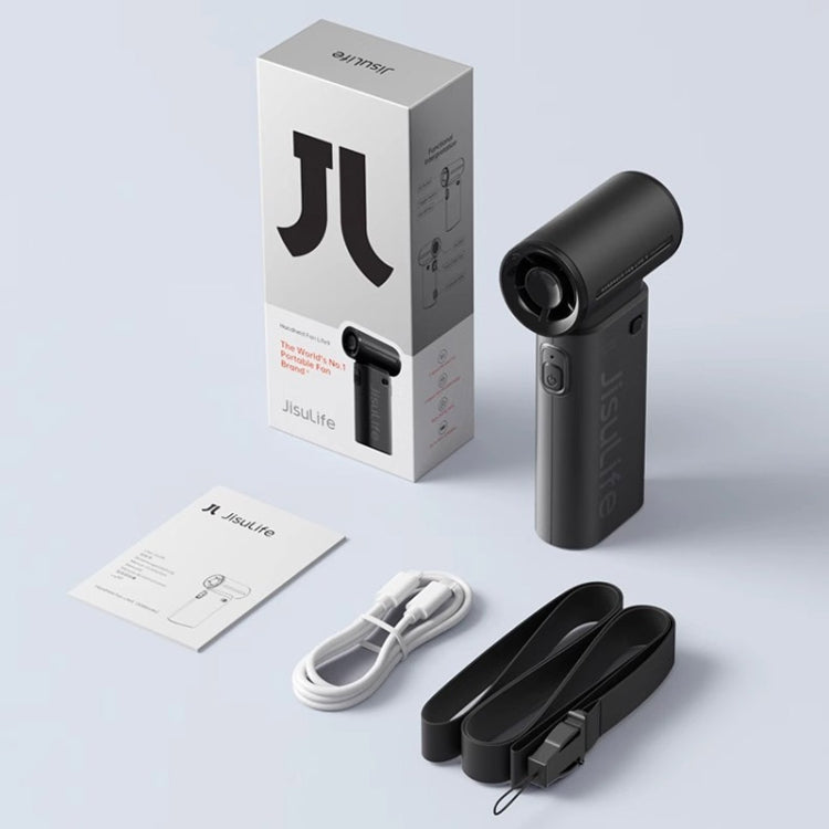 JisuLife Life9 High Speed Handheld Small Fan Mini Portable USB Rechargeable Desktop Cooling Electric Fan, Battery Capacity: 3600mAh(Pink) - free shipping - PMC Jewellery - Order now!