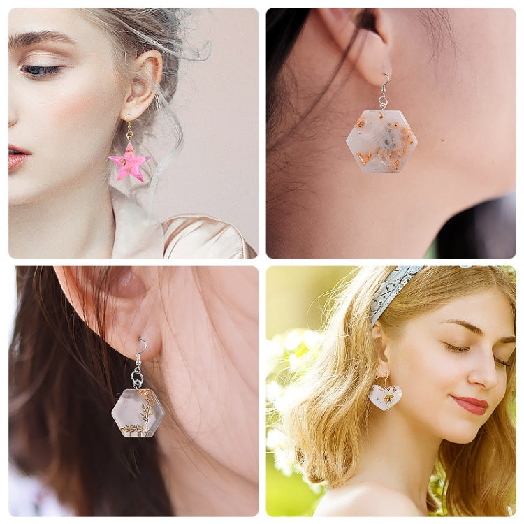 DIY Epoxy Resin Three-Dimensional Geometric Pendant Earring Silicone Mold, Spec: Hexagonal - free shipping - PMc TechLife - Order now!