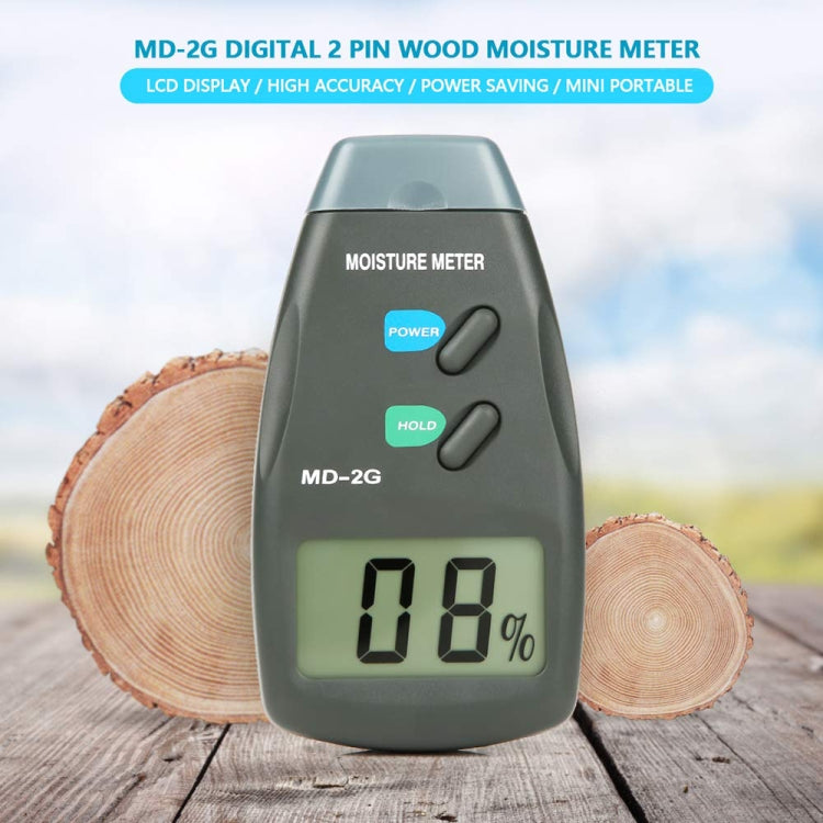MD-2G 2 Pin LCD Screen Digital Display Wood Moisture and Humidity Detector - PH & Moisture Meter by PMC TechLife | Online Shopping South Africa | PMC TechLife | Buy Now Pay Later Mobicred