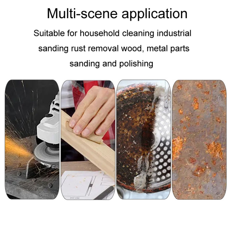 80# Woodworking Polishing Metal Rust Removal Wet And Dry Sponge Sandpaper - Abrasive Tools & Accessories by PMC TechLife | Online Shopping South Africa | PMC TechLife | Buy Now Pay Later Mobicred