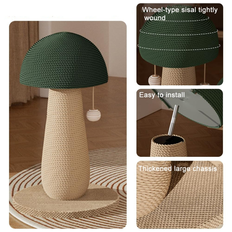 Vertical Sisal Cat Scratching Post Wear-Resistant Cat Interactive Toy, Style: Large Clown Hat - Cat Scratch Board by PMC TechLife | Online Shopping South Africa | PMC TechLife | Buy Now Pay Later Mobicred