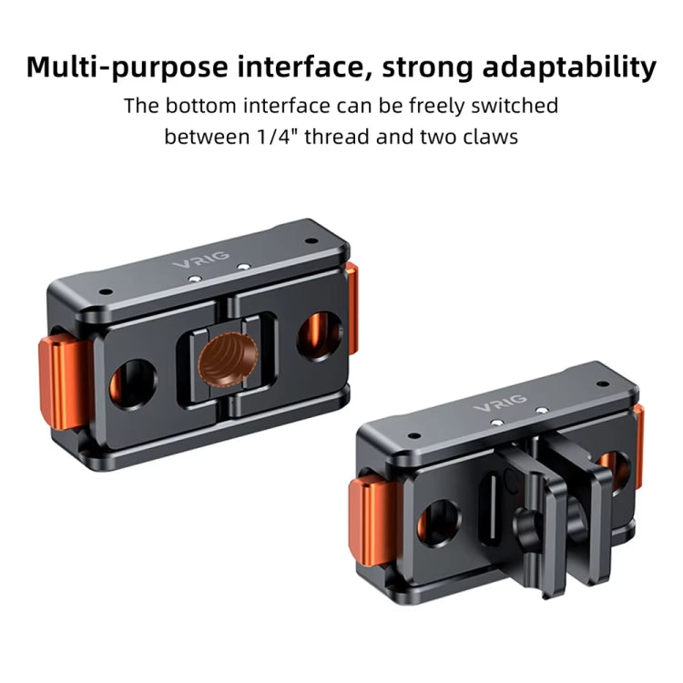 VRIG Magnetic Quick Release Adapter for Action Camera , Spec: Base+Top Cover Kit - free shipping - PMC TechLife - Order now!