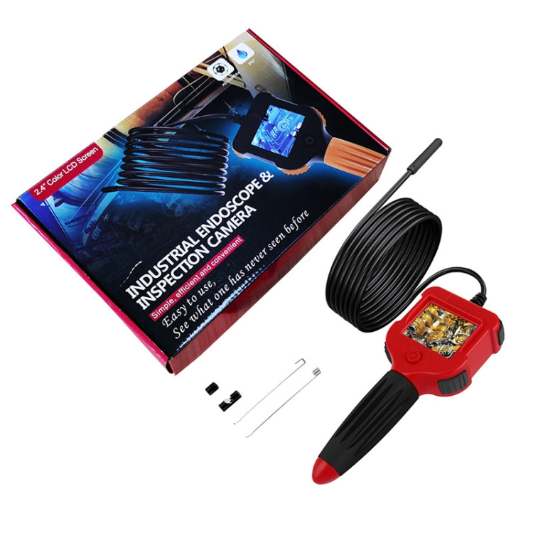 2.4 inch Screen Fuel Tank Inspection Night Vision 8mm Endoscope, Length: 1m Hard Wire - by PMC Jewellery | Online Shopping South Africa | PMC Jewellery | Buy Now Pay Later Mobicred