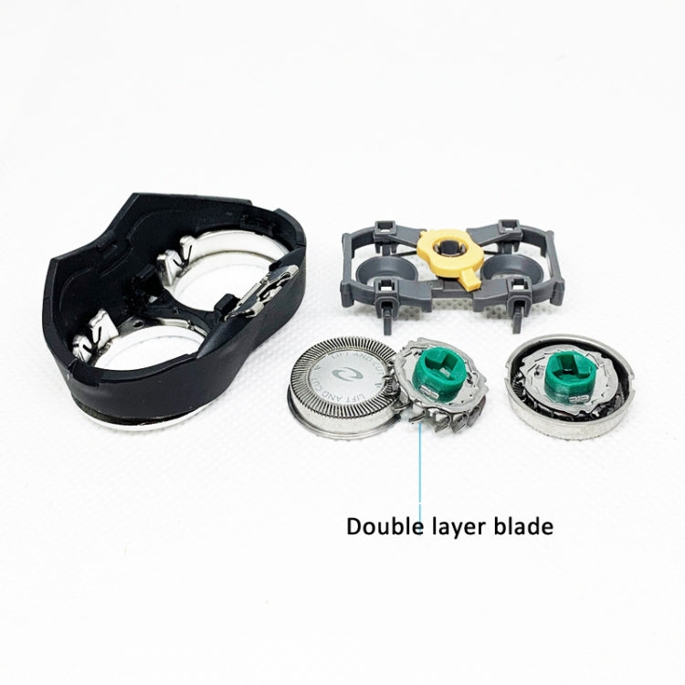 HQ64 Shaver Replacement Head for Philips HQ6070 / HQ6071 / HQ6073 / HQ6095 / HQ6090(Black) - Accessories by PMC TechLife | Online Shopping South Africa | PMC TechLife | Buy Now Pay Later Mobicred