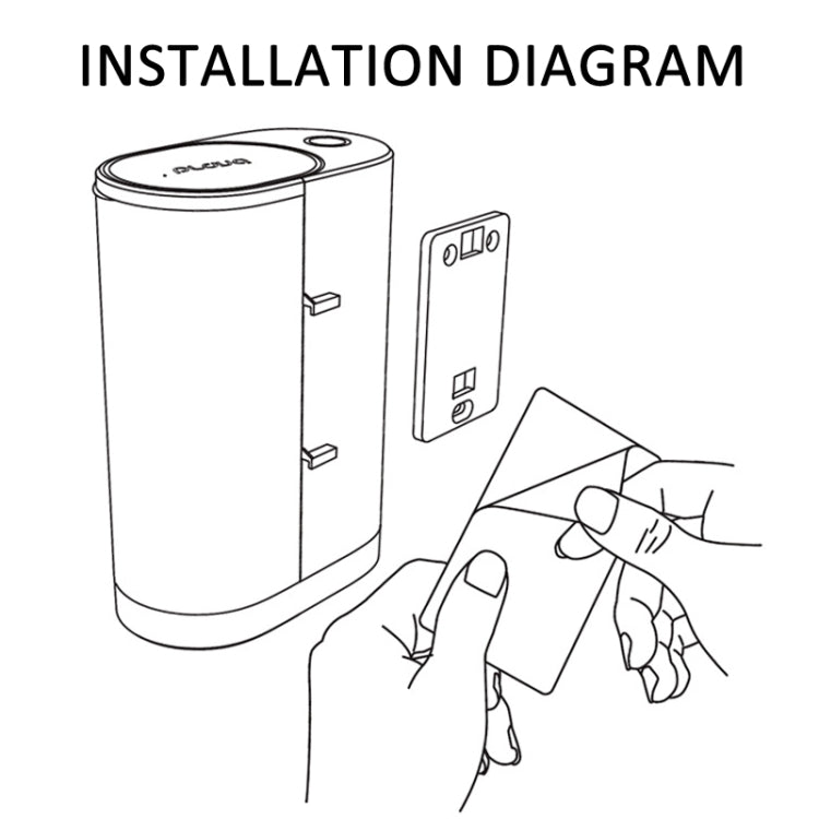 600ml Automatic Mouthwash Dispenser 4 Levels Quantitative with 2 Cups(Navy Blue) - Soap Dispenser by PMc TechLife | Online Shopping South Africa | PMc TechLife | Buy Now Pay Later Mobicred