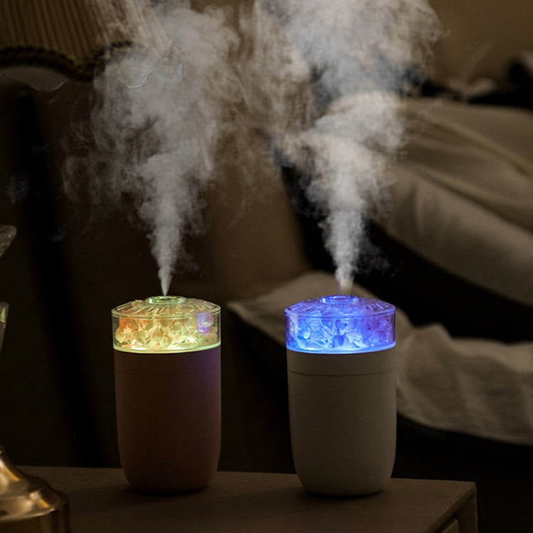 230ml Flower Air Humidifier USB Home Car Aroma Humidifier With Colorful Ambient Light(Pink) - free shipping - PMC TechLife - Order now!