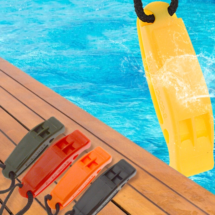 Dual-Frequency Outdoor Survival Whistle With Built-In Lanyard(Black) - Emergency Tools by PMC TechLife | Online Shopping South Africa | PMC TechLife | Buy Now Pay Later Mobicred