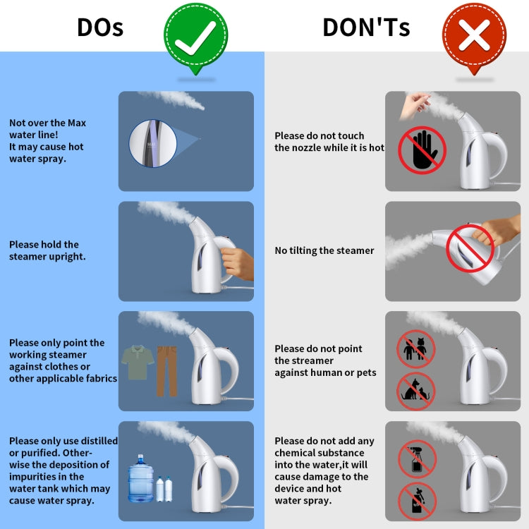 LM-1609S Portable Steam Handheld Electric Iron Home Mini Hanging Iron, Spec: UK Plug - free shipping - PMC TechLife - Order now!