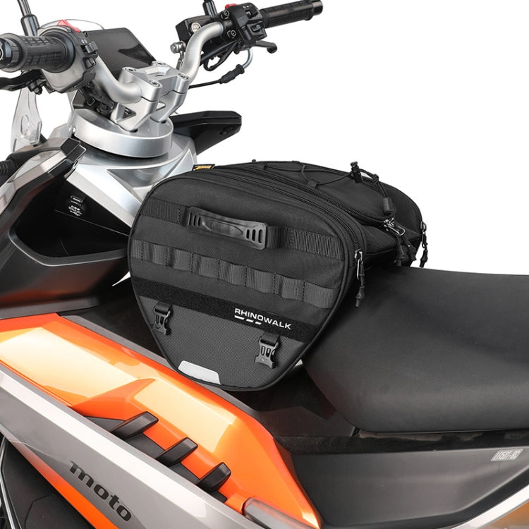 Rhinowalk MTR5001 15L Scooter Front Bag Large Capacity Curved Beam Motorcycle Rear Seat Bag(Black) - free shipping - PMC Jewellery - Order now!