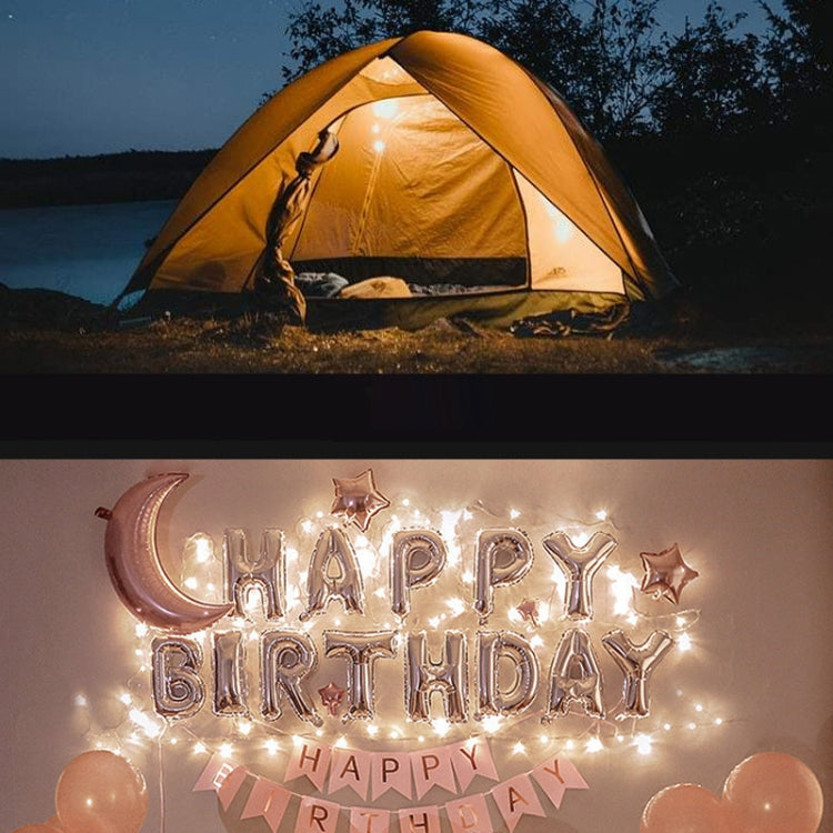 TUBUZHE 2 In 1 LED Portable String Lamp Camping Atmosphere Light USB Rechargeable Outdoor Tent Night Light(Green) - Camping Lighting by TUBUZHE | Online Shopping South Africa | PMc TechLife | Buy Now Pay Later Mobicred