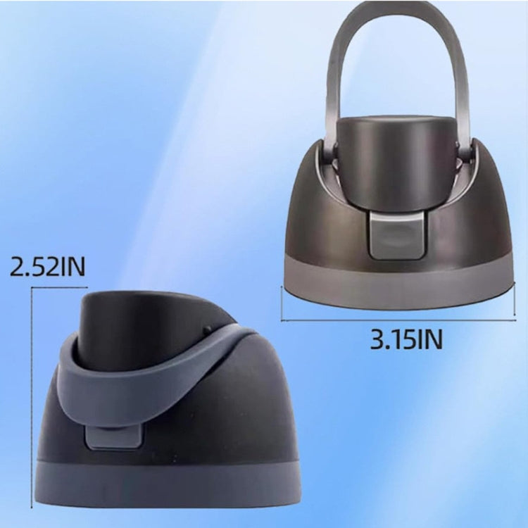 Replacement Lid for Owala Freesi Cup No Leakage One Button Open With Carry Loop(Black) - Vacuum Thermoses & Cups by PMc TechLife | Online Shopping South Africa | PMc TechLife | Buy Now Pay Later Mobicred