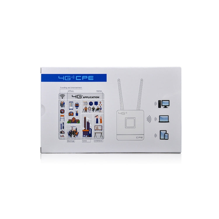 Asian Version B1/3/5/38/39/40/41 4G LTE CPE Colorful Screen Router Triple Network Plug and Play Mobile Router, EU Plug - Wireless Routers by PMC TechLife | Online Shopping South Africa | PMC TechLife | Buy Now Pay Later Mobicred