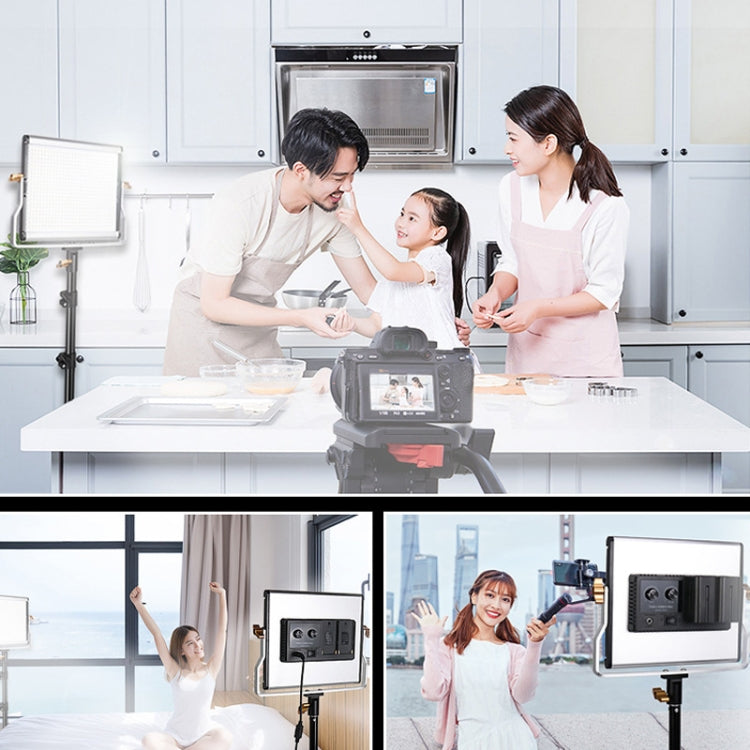 Photography Live LED Fill Light Film And Television Shooting Portrait Soft Video Lighting, Spec: W480 Lamp+EU Plug Adapter - by PMC TechLife | Online Shopping South Africa | PMC TechLife | Buy Now Pay Later Mobicred