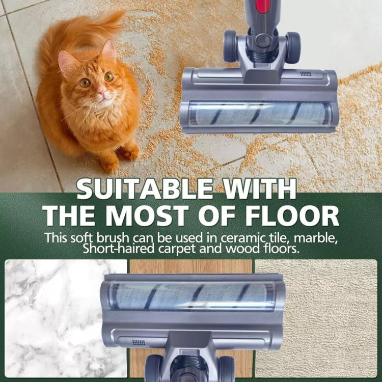 For Dyson V6 Vacuum Cleaner Lightweight Version Soft Velvet Floor Brush Head - For Dyson Accessories by PMC TechLife | Online Shopping South Africa | PMC TechLife | Buy Now Pay Later Mobicred