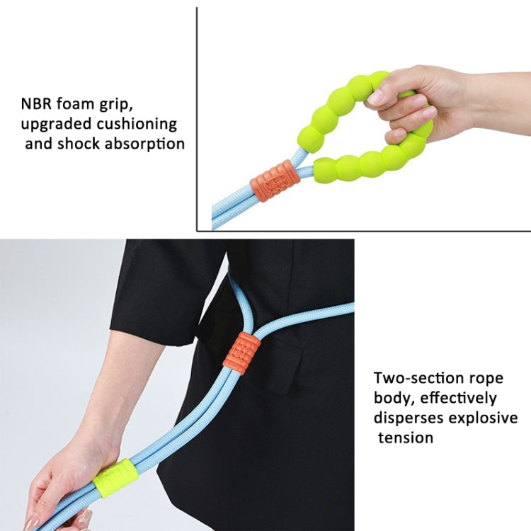 Explosion-Proof Two-Stage Dog Leash With Foam Handle For Medium And Large Dogs(Sea Salt Blue) - Leashes & Chest Strap by PMC TechLife | Online Shopping South Africa | PMC TechLife | Buy Now Pay Later Mobicred