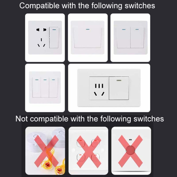 HanPai Intelligent Remote Control Home Use No Wiring Lazy Lights Off Tool(RF Model White) - Smart Switch by PMC TechLife | Online Shopping South Africa | PMC TechLife | Buy Now Pay Later Mobicred