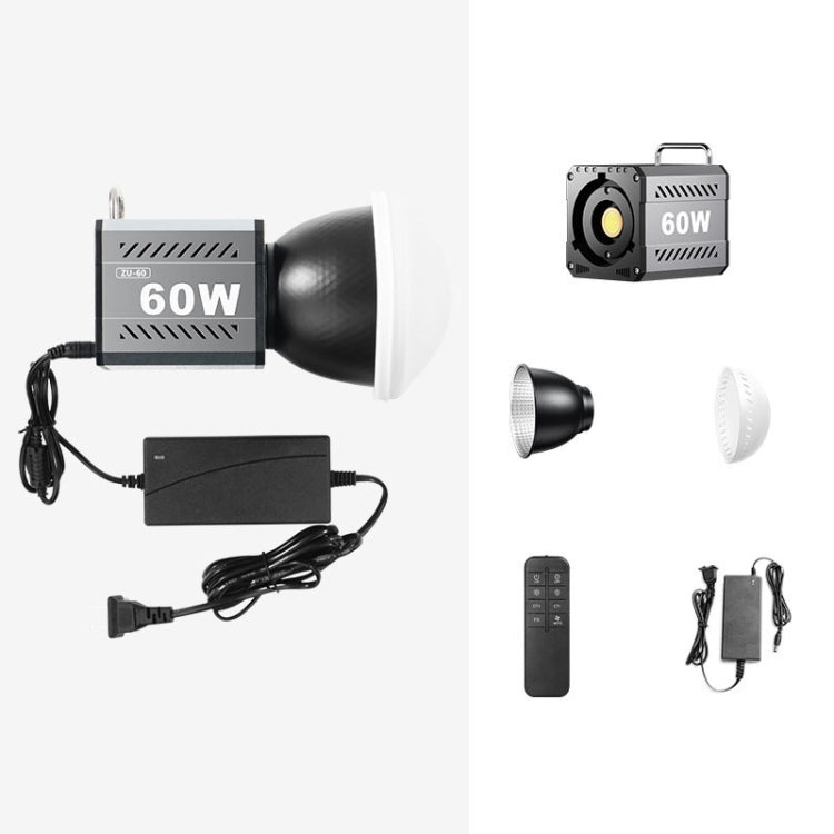 Desiontal ZU-60 60W Hand-Held Camera Light High Power Fill Light, EU Plug, Spec: Standard - free shipping - PMC TechLife - Order now!