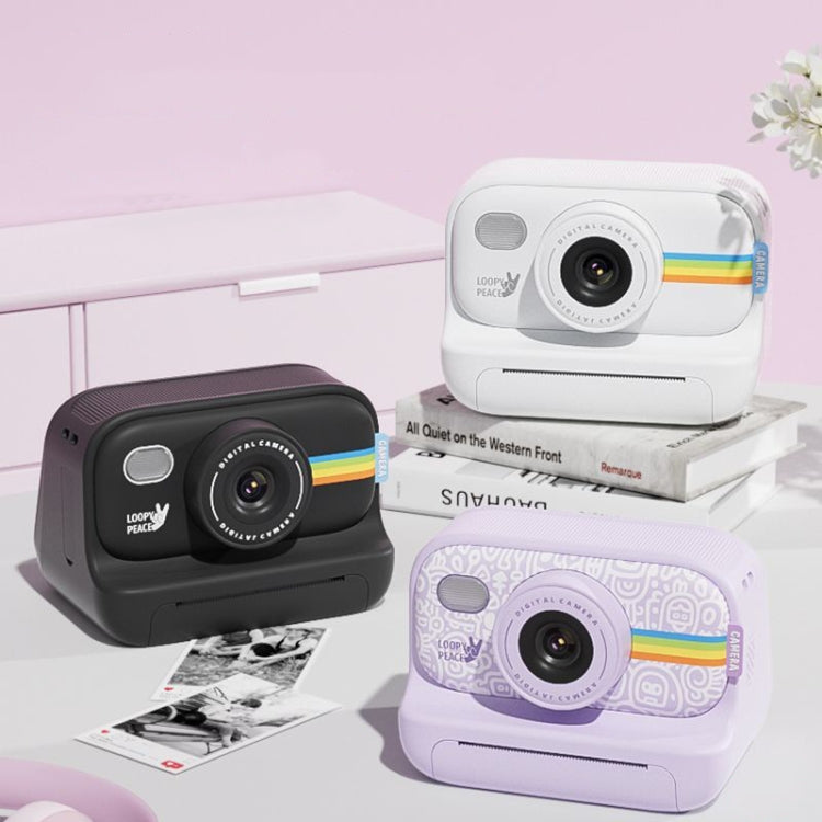 2.0-Inch LED Flash 1080P HD Recording Photo Printing Camera With 3-Rolls Paper, Color: Black - Children Cameras by PMC TechLife | Online Shopping South Africa | PMC TechLife | Buy Now Pay Later Mobicred