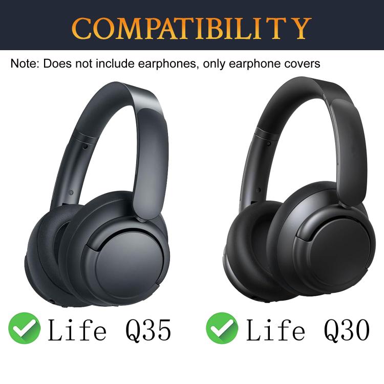 2pcs For Anker Soundcore Life Q30/Q35 Earphone Covers(Soccer Net Black) - free shipping - PMc TechLife - Order now!